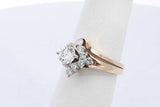 0.76cttw Diamond Ring In 14k Yellow Gold 5.3 Grams Size 5.5 Eb1225lxxzde