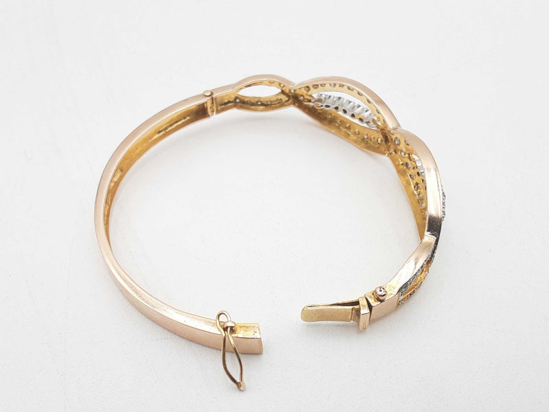 1.94ctw Diamonds 14k Yellow Gold 12.8 Grams Bracelet 9 Inch Sd0425ezxsa