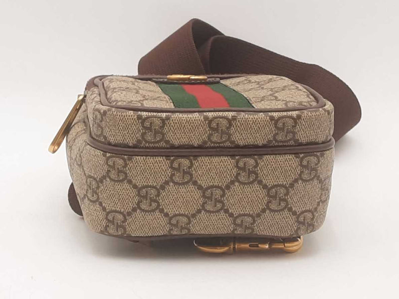 Gucci Ophidia Gg Canvas Cross Body Brown Aa0825rrzsa