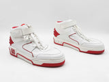 Christian Louboutin Astroloubi White Leather Sneakers Size Eu 45 Fw026467lrxdu
