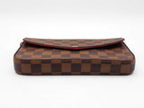Louis Vuitton Pochette Félicie In Damier Ebene Coated Canvas Fw0726wordu