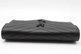 Saint Laurent Chevron Quilted Cassandre Envelope Wallet With Chain Eb0826ixzdu