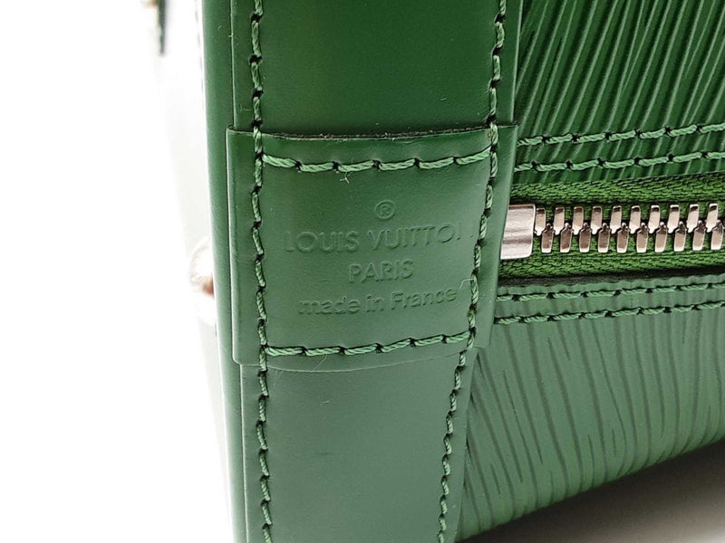 Louis Vuitton Epi Green Leather Alma Pm Handbag Sd1025wrzde