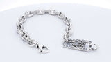 King Baby Sterling Silver Oval Link Bracelet 31.9 Grams 7 Inch Fw0425ixdu