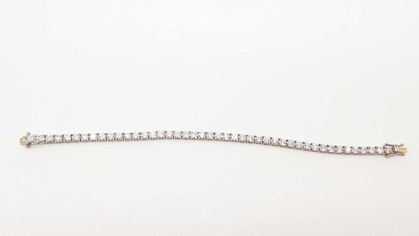 18k White Gold Lab Grown Diamond Tennis Bracelet 7.5 In Lhwxzxde 144020006996
