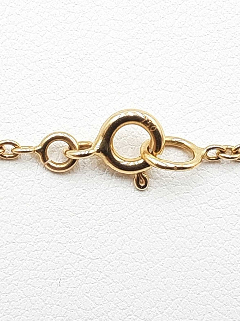 Christian Dior Rose De Vents Necklace In 18k Gold 13.8 Gram 32 Inch Fw0925wzxzdu