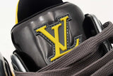 Louis Vuitton Lv Black & Yellow Trainers Sneakers Size 6.5 Eb0126rorsa