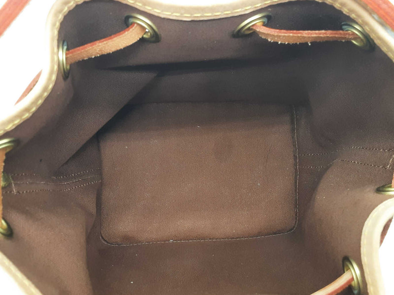 Louis Vuitton Nano Noe Brown Monogram Bucket Bag Aa0525czxde