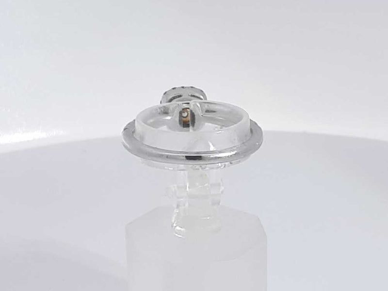 .55 Cttw Diamond 18k White Gold Ring 3.7 Grams Size 6.5 Aa0725wzxsa