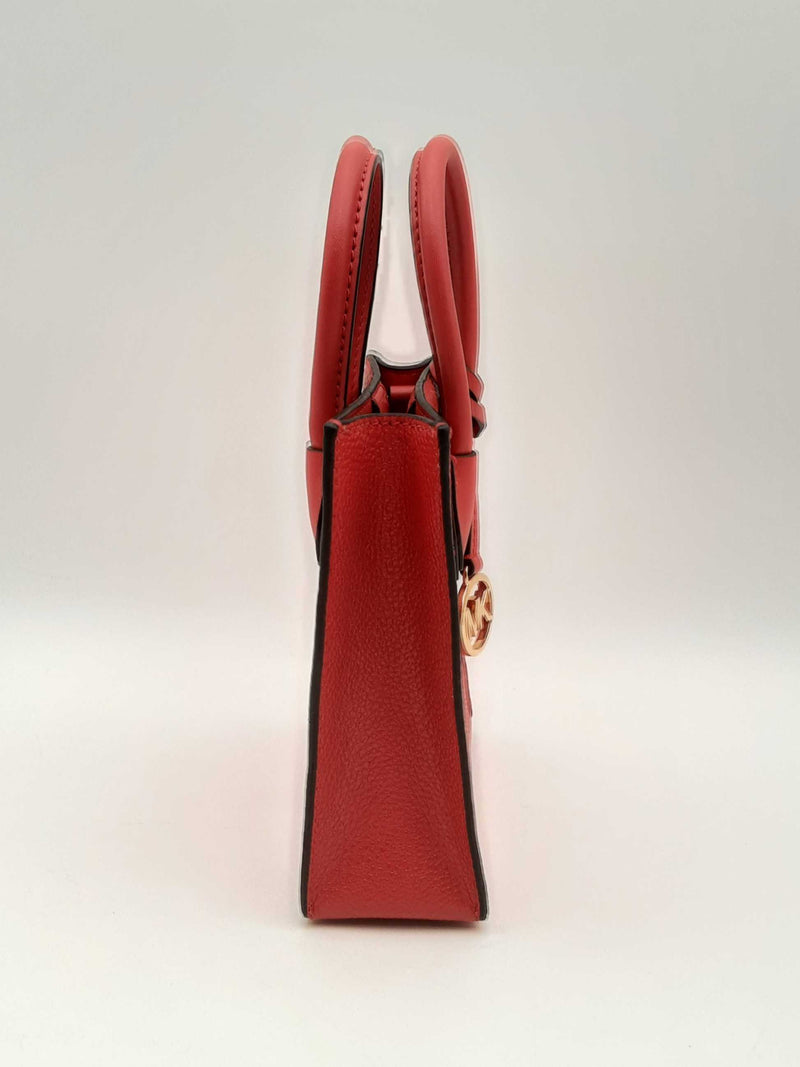 Michael Kors Extra Small Red Pebbled Leather Crossbody Bag Fw1024pxsa