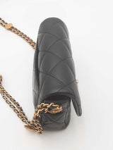 Chanel Black Quilted Caviar Mini Twist Your Buttons Flap Bag Eb0626lexzsa