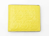 Salvatore Ferragamo Bifold Wallet In Gancini-embossed Yellow Leather Fw0326lordu