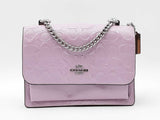 Coach Mini Klare Crossbody In Signature Light Violet Patent Leather Fw0926exdu