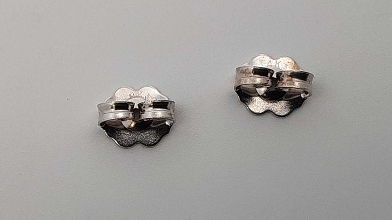 1.3 Cttw Diamond & 14k White Gold Stud Earrings 1.1 Grams Fw1123ixzdu
