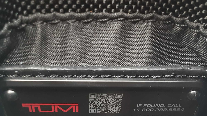 Tumi Alpha Small Crossbody Pouch In Black Ballistic Nylon Fw0225lrdu