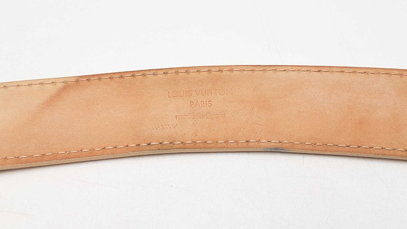 Louis Vuitton Lv Initiales Damier Azur Reversible Belt Size 85-34 Sd0725ezdu