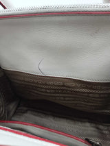 Prada Mini Scamosciato Glace Leather & Suede Twin Pocket Tote Bag Eb0725oxzde