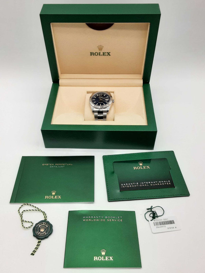 Rolex Stainless Steel 40mm 7 In 126334 Datejust Automatic Watch Lh0824lzxzxde