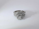 1.51ctw Diamond 14k White Gold 14k 8.5 Grams Ring Size 5 Sd0425lzrzsa