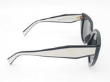 Prada Pr 14ws Sunglasses Black Cat Eye Frames Sd0825lrzsa