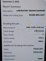 5.13cttw Lab Grown Diamond Stud Earrings In 14k White Gold 2.2 Grams Eb0326scrsa