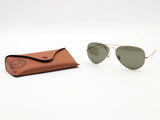Ray-ban Rb3025aviator Gold Sunglasses With Case Aa0926wrsa