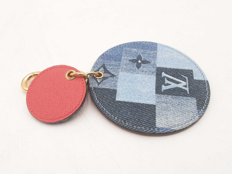 Louis Vuitton Denim Monogram Keychain Bag Charm Sd0825lrzsa