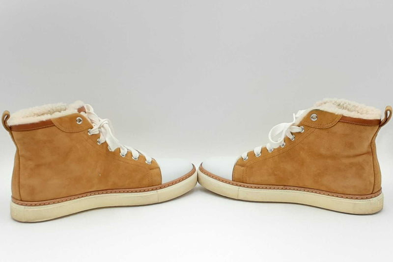 Hermes Jimmy High Top Suede Sneakers Size 40 Eb0424oxzdu