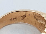 14k Yellow Gold Nugget Ring 8.1 Grams Size 5.75 Eb0926prxsa