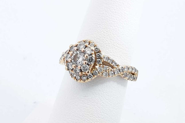 Approx. 0.82ctw Diamond Ring In 14k Yellow Gold 5 Grams Size 6.75 Eb0824rxzdu