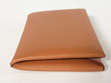 Hermes Calvi Gold Epsom Bifold Snap Card Holder Do1225lrxde