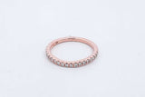 Approx. 0.36ctw Diamond Ring In 14k Rose Gold 2.1 Grams Size 7 Eb1224loxsa