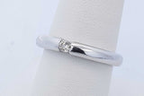 0.06ctw Diamond Ring In 14k White Gold 4.9 Grams Size 7.25 Eb0126ocrde