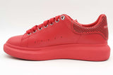 Alexander Mcqueen Oversized Red Leather Sneakers Size 42 Eb0626lxzsa