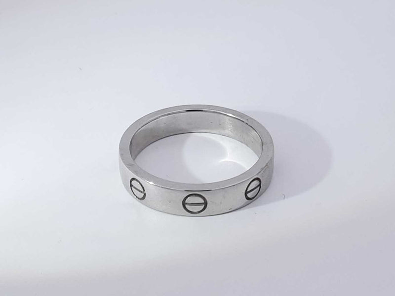 10k White Gold 10.7 Grams Wedding Band Size 14 Aa0925ozxsa