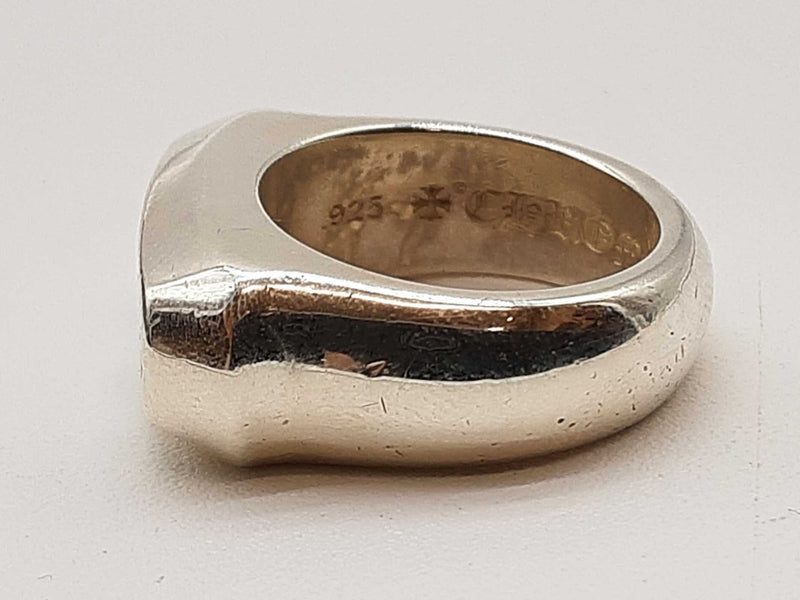 Chrome Hearts Cross Bar Band 0.925 Silver 14.7g Ring Size 5 Do0625lorde