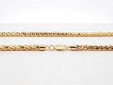 14k Yellow Gold Fox Tail Chain Necklace 10.6 Grams 22 Inch Fw0626irzdu