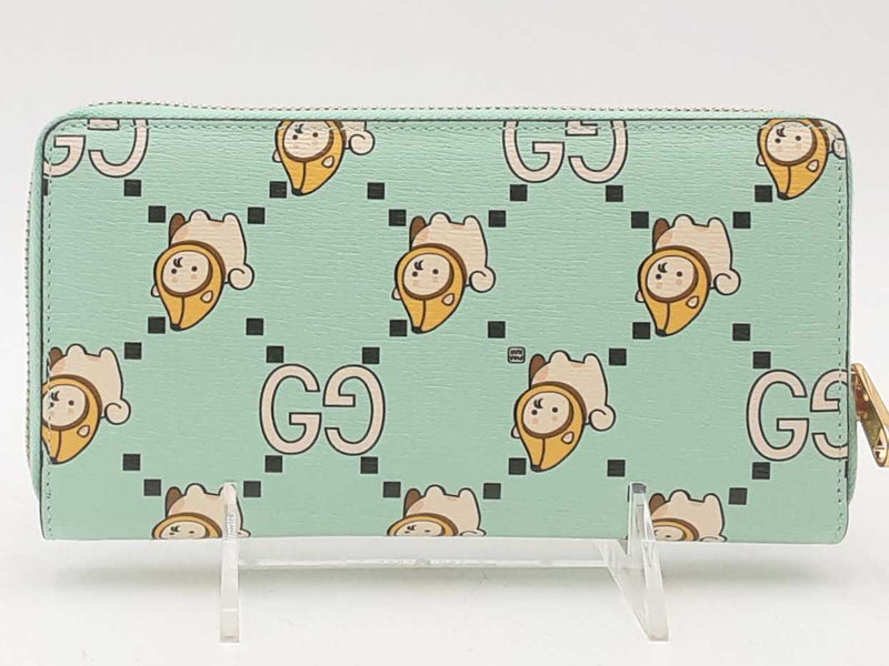 Gucci X Pikarar Kawai Animal Print Wallet Aa0825oorsa
