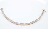 10k Yellow Gold Diamond Tennis Bracelet 1.44ctw 8.9g 8 Inch Ebpxzdu 144030005324