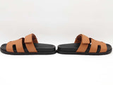 Hermes Chypre Brown Sandals Size 10 Sd0926pzxde