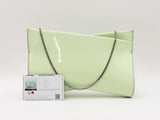 Christian Louboutin Loubitwist Patent Leather Clutch In Studio Green Fw0725lxzdu