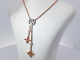 18k Yellow Gold Louis Vuitton Idylle Blossom 8 G Pendant Chain 16 In Aa0925szxsa