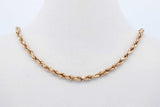 14k Yellow Gold Rope Chain Necklace 4.8 Grams 28.5 Inch Eb0126oxzde