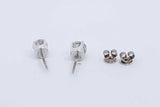 1.2cttw Diamond Stud Earrings In 14k White Gold 1.0 Gram Eb0226prxdu