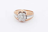 0.29ctw Diamond Ring In 14k Yellow Gold 5.5 Grams Size 7 Eb0126wxzsa