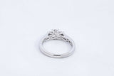 Approx. 0.75ctw Round Diamond Ring In 14k White Gold 3.5g Size 6.25 Eb0424wcrsa