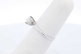 0.35ctw Diamond Solitaire Ring In 14k White Gold 1.6 Grams Size 5.5 Eb0825oxzde