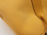 Hermes Garden Party 36 Jaune Yellow Canvas Leather Tote Bag Do0226oxzxde