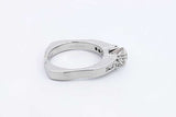 Approx. 0.79ctw Diamond Ring In 14k White Gold 7.4 Grams Size 7 Eb1124pordu