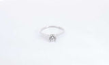 14k White Gold Lab Grown Diamond Solitaire Ring Size 6.5 Ebprxdu 144030004787